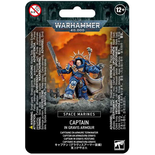 

Миниатюра Games Workshop Warhammer 40K: Space Marines - Captain in Gravis Armour