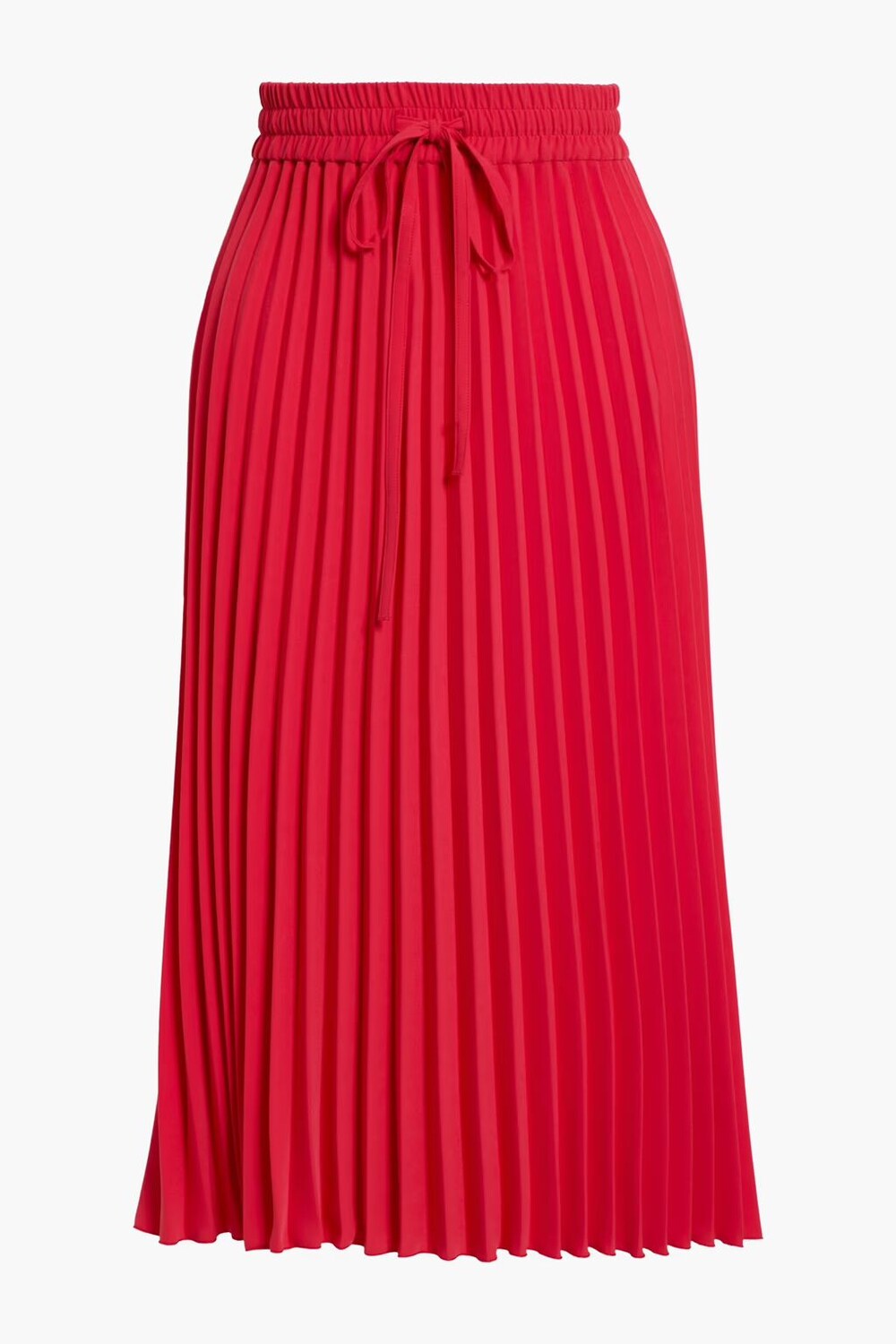 

Плиссированная юбка миди из крепа Redvalentino, красный