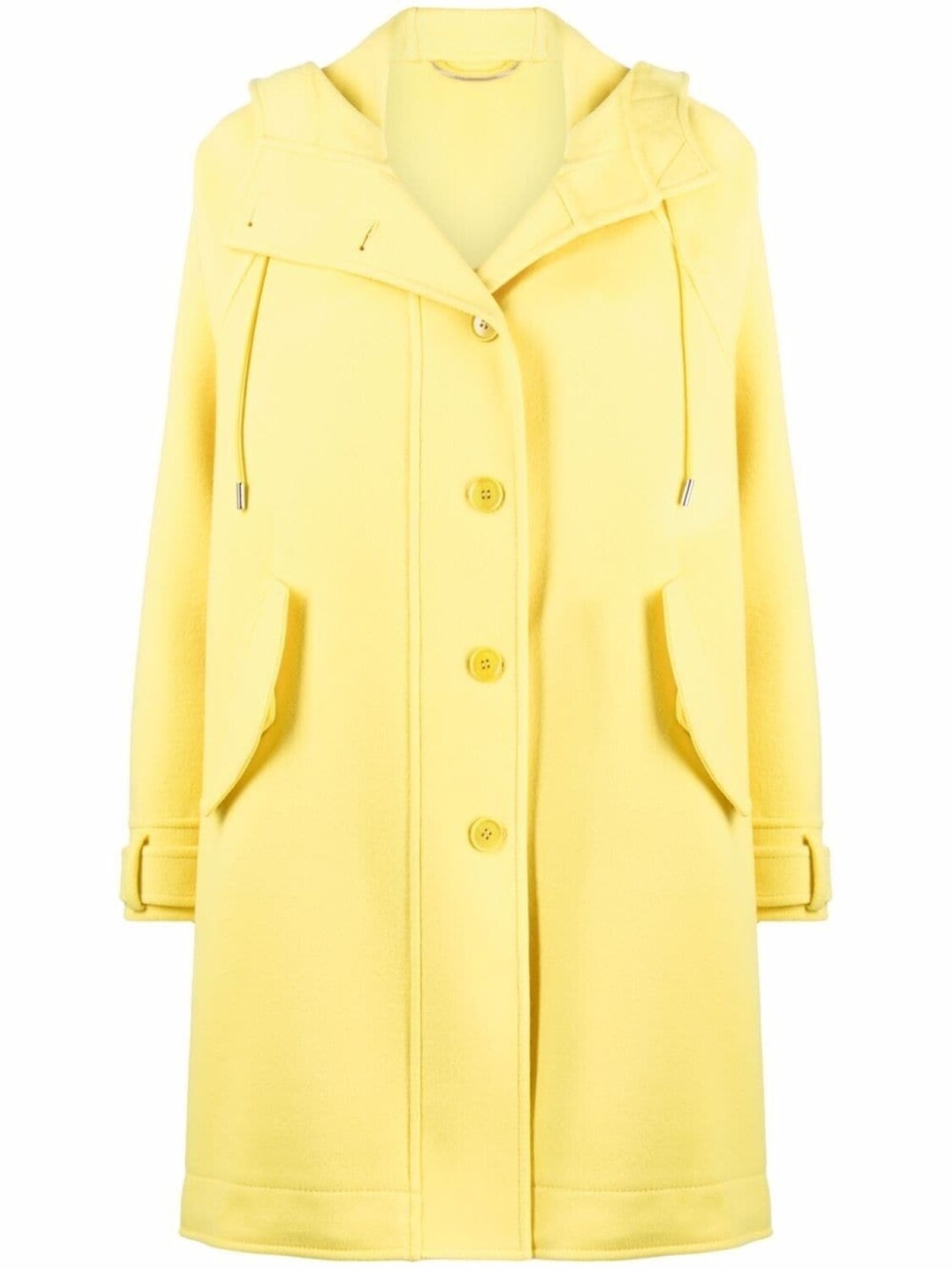 

Ermanno Scervino однобортное пальто, желтый