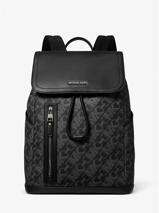 Рюкзак с фирменным логотипом Hudson Empire Michael Kors Mens, черный