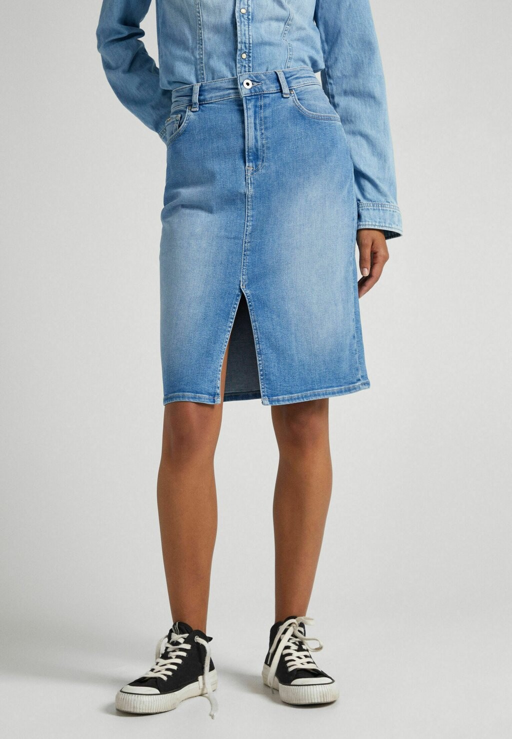 

Юбка-карандаш Pepe Jeans, синий