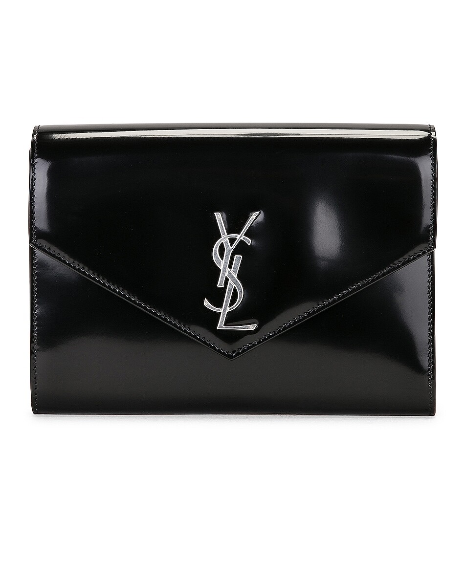 

Сумка Saint Laurent Cassandre Flap Pouch, нуар