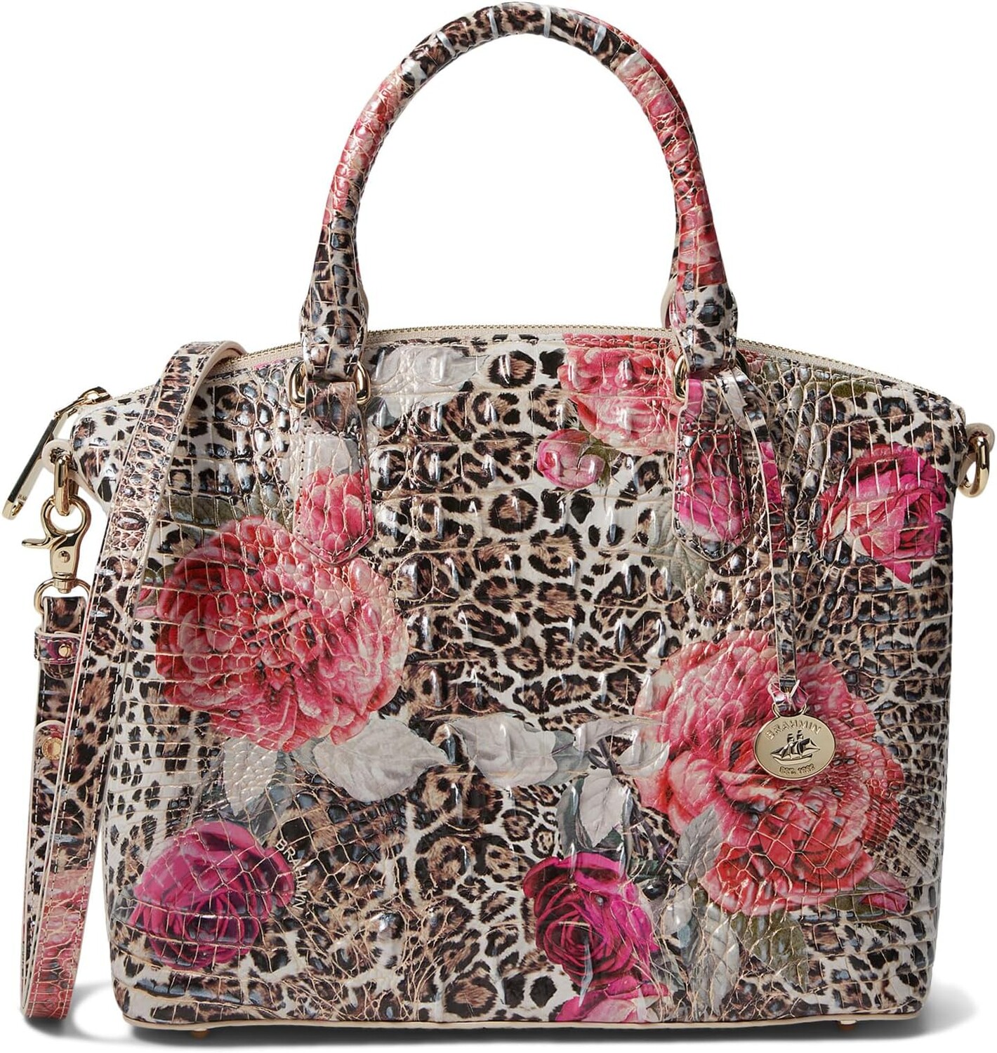 

Сумка Даксбери Brahmin, цвет Ermine Floral