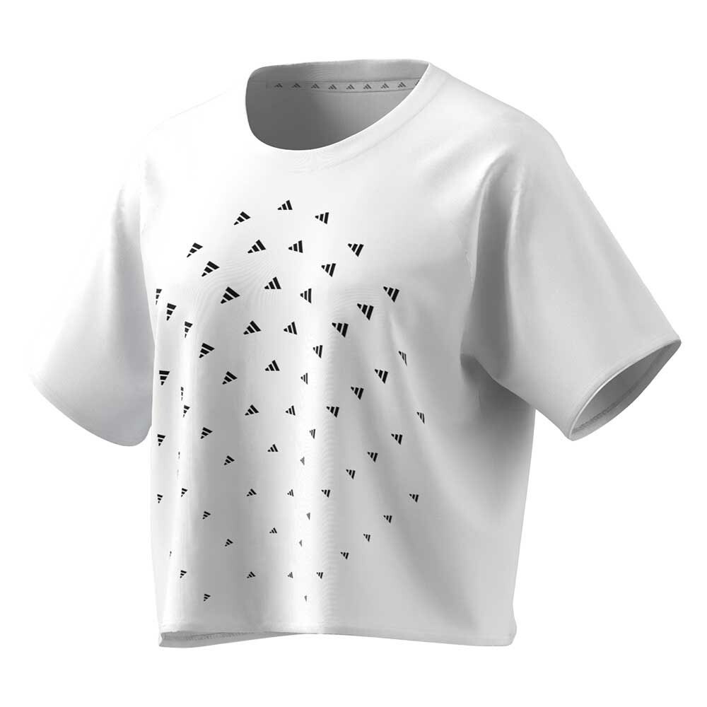 

Футболка adidas Bluv Print Performance Loose Fit, белый