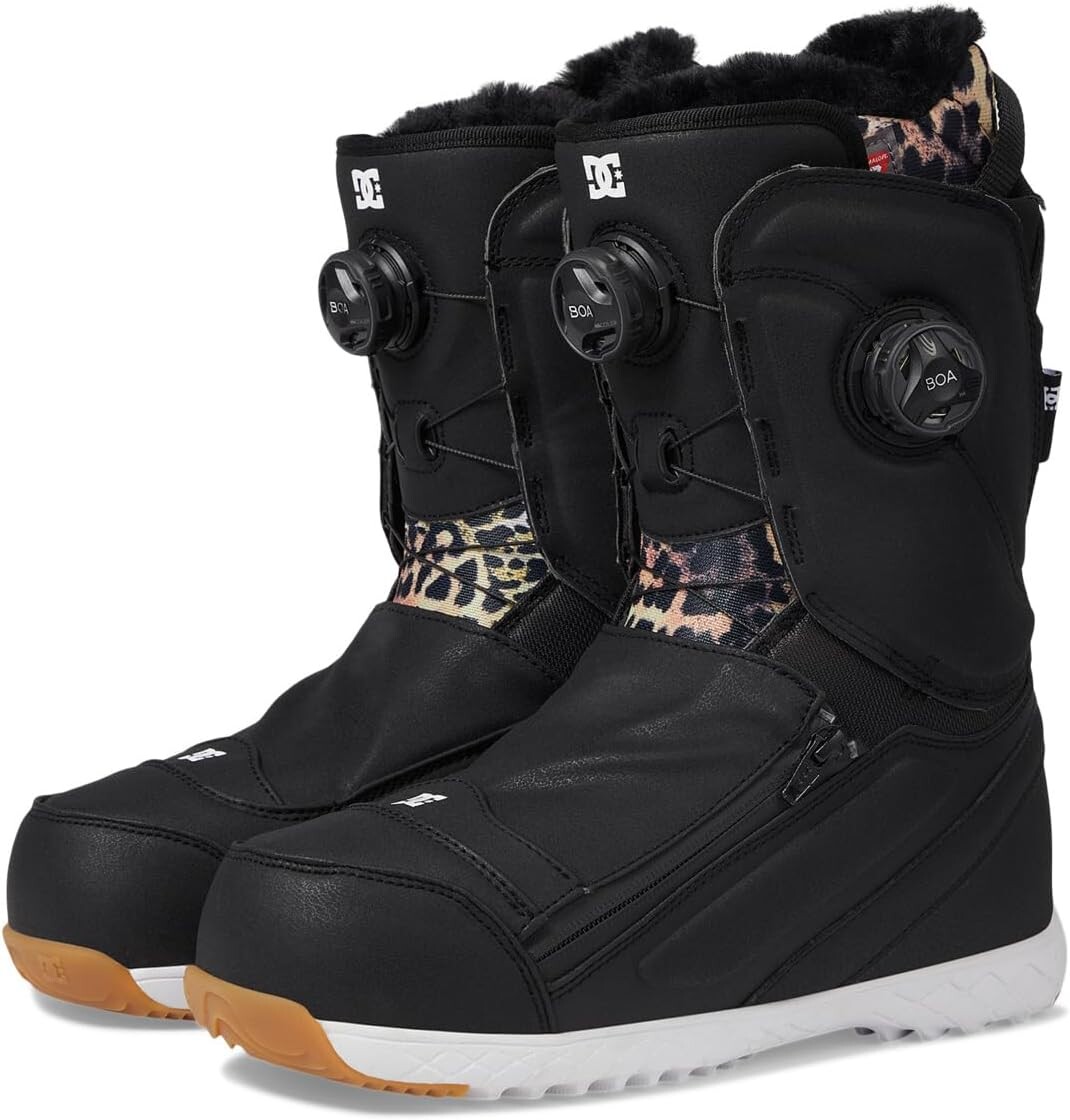 

Ботинки Mora BOA Snowboard Boots DC, цвет Black/Leopard