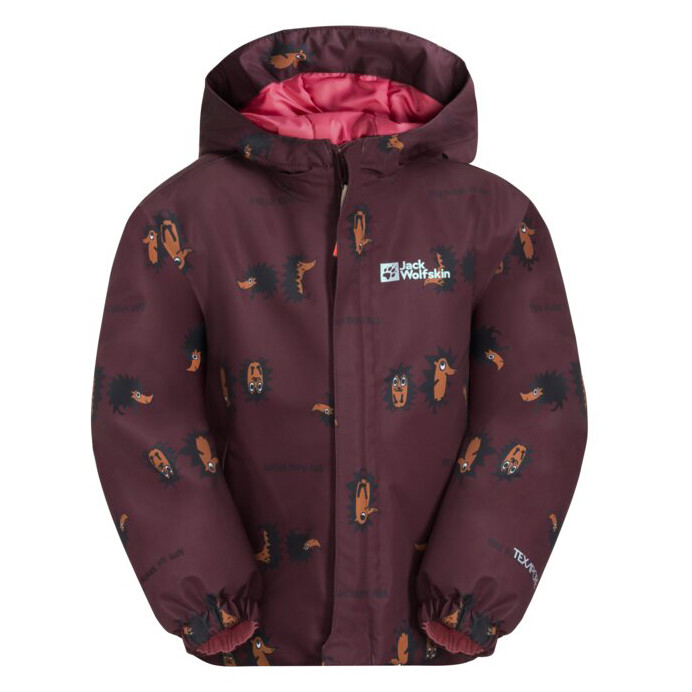 

Зимняя куртка Jack Wolfskin Kid's Gleely 2L Insulated Print, цвет Boysenberry 51
