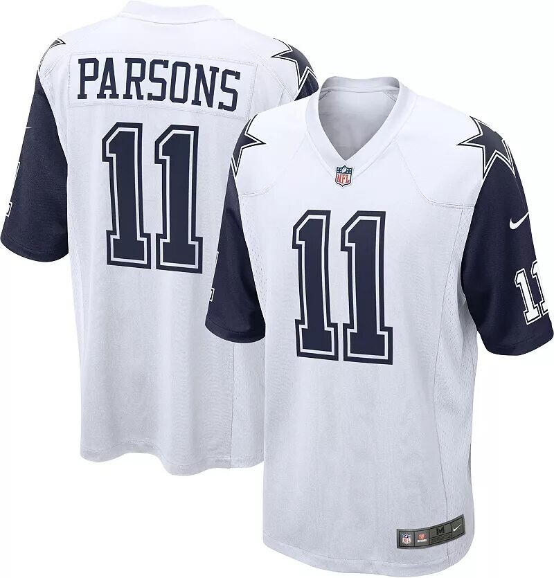

Мужская майка Nike Dallas Cowboys Мика Парсонс № 11, вторая альтернативная игра