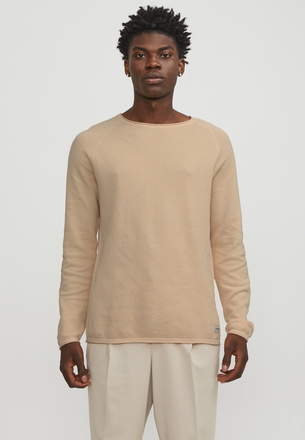 

Свитер JJEHILL CREW NECK NOOS Jack & Jones, абрикосовый лед