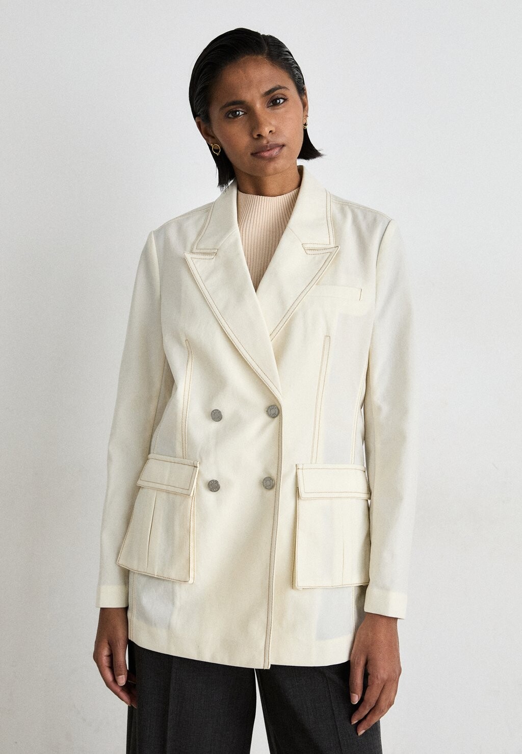 

Блейзер STRAIGHT CUT DKNY, кремовый