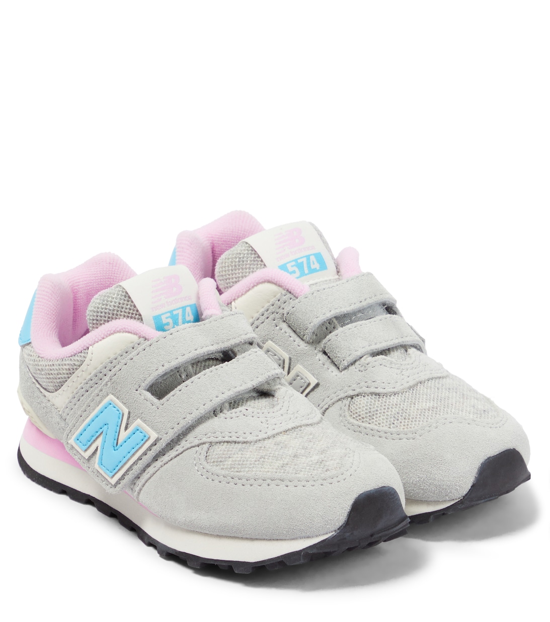 

574H замшевые кроссовки Bungee Lace New Balance, серый