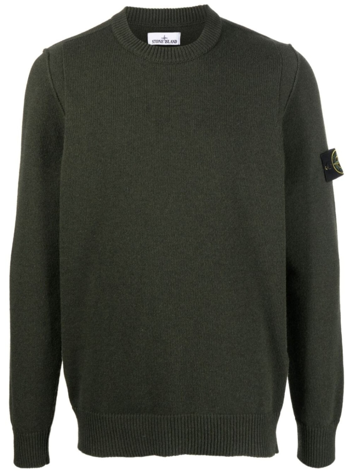 

Stone Island толстовка с нашивкой Compass, зеленый