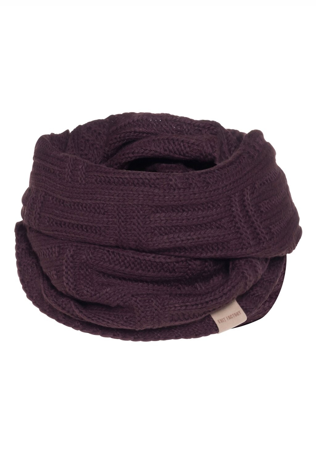 

Снуд BOBBY Knit Factory, цвет aubergine