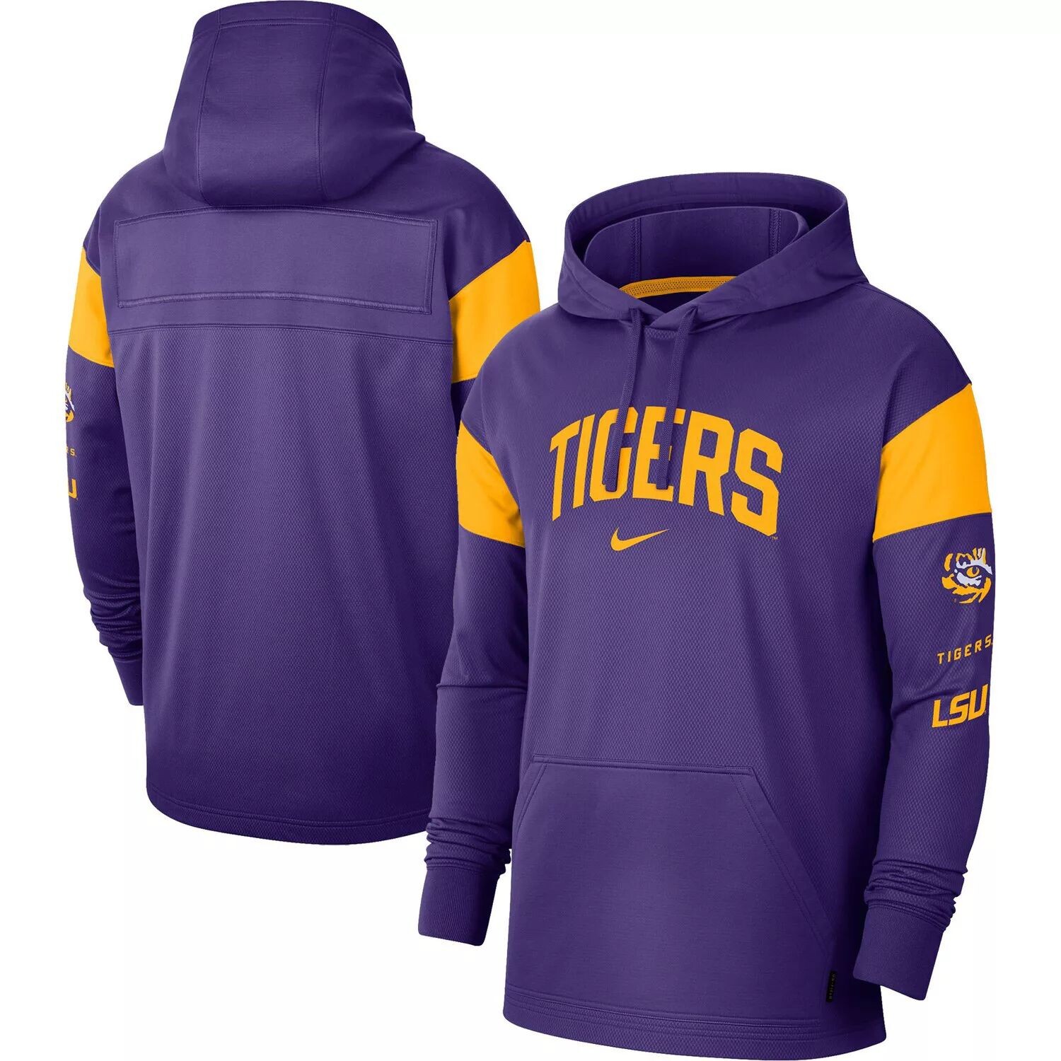 

Мужской фиолетовый пуловер с капюшоном LSU Tigers Jersey Performance Nike