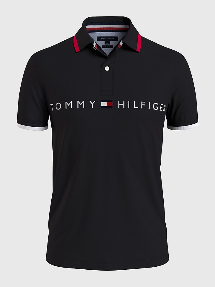 

Поло Slim Fit с логотипом Tommy Tommy Hilfiger