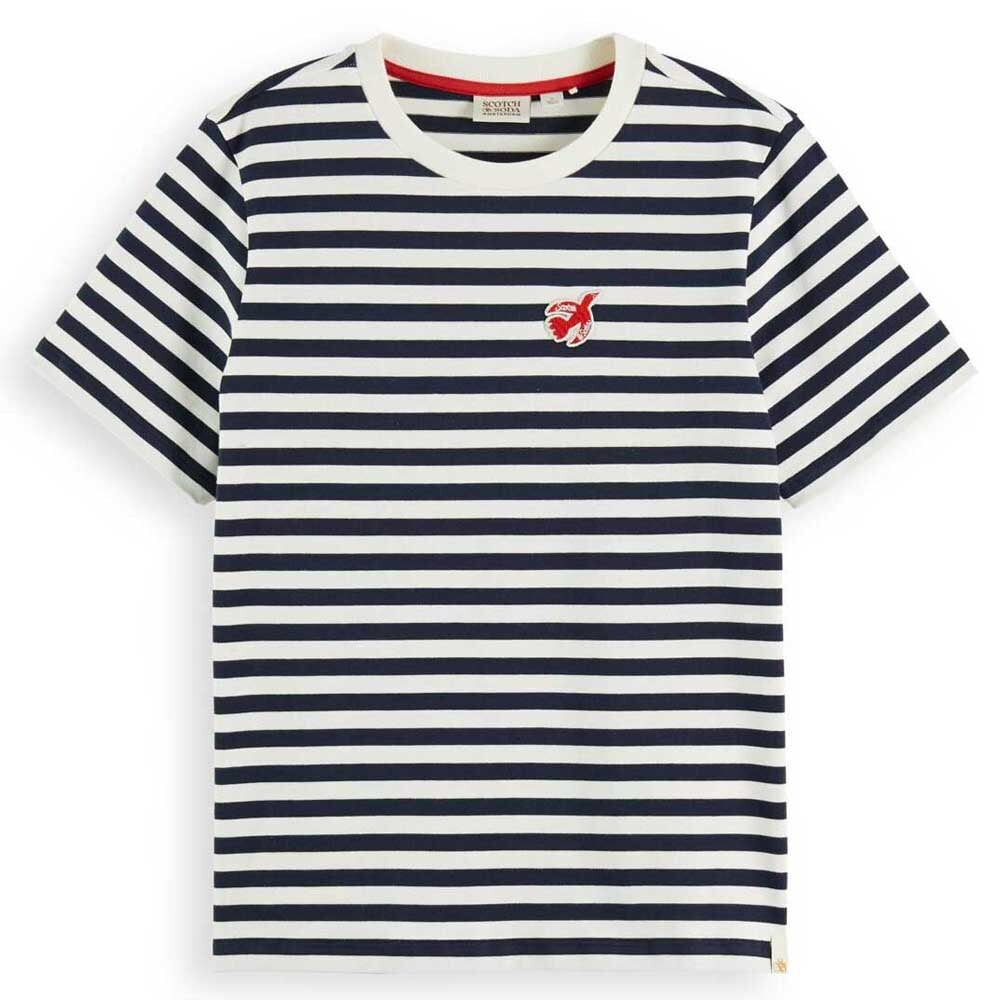 

Футболка Scotch & Soda The free spirit peace bird, синий