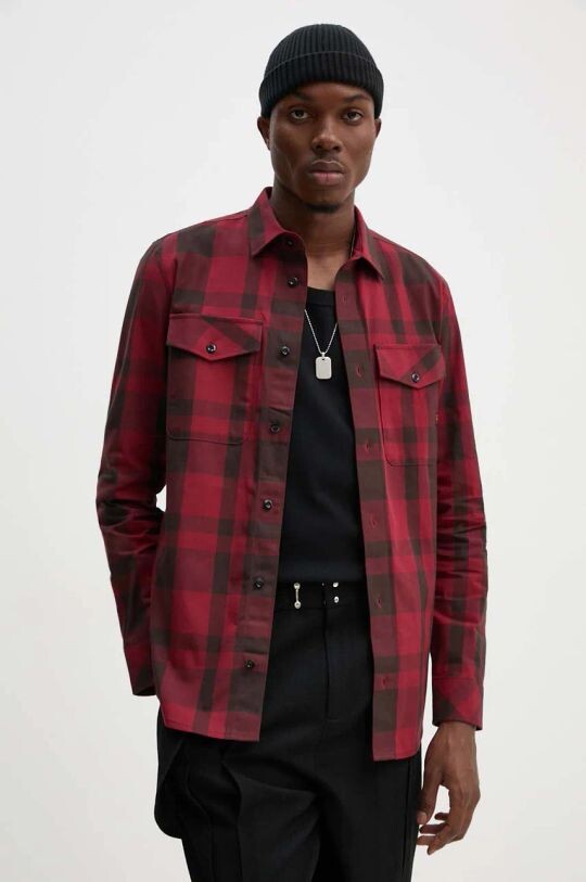 

Хлопковая рубашка G-Star Raw, красный