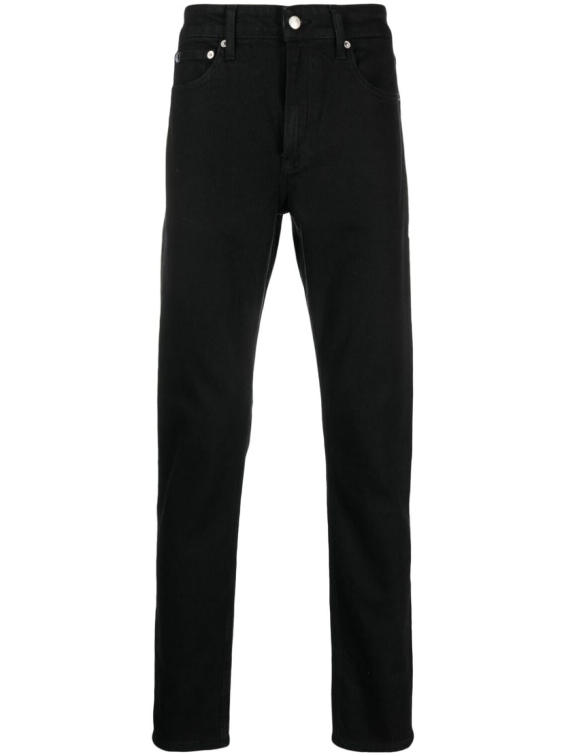 

Calvin Klein Jeans узкие джинсы средней посадки, черный