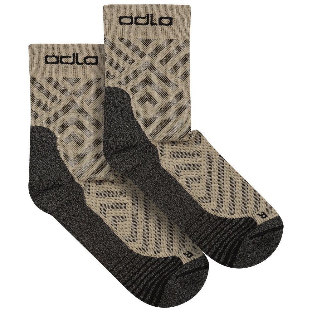 

Носки Odlo Ceramicool Hike Graphic Half, коричневый