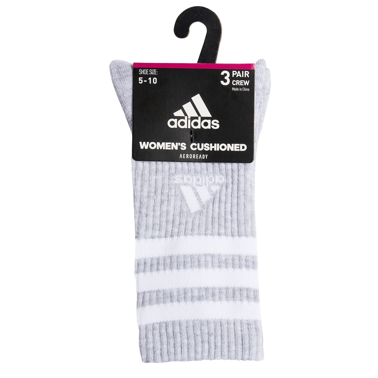 

Женские носки adidas Cushioned 3 Stripe 3.0 (3 пары носков Crew) adidas, бежевый