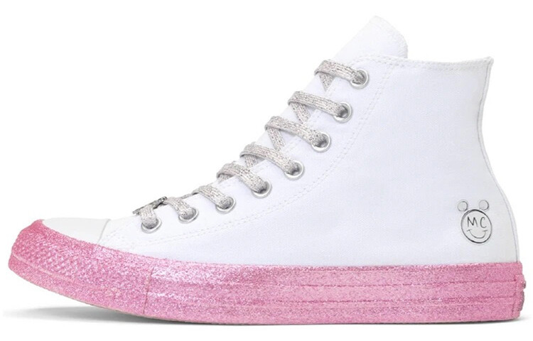

Конверсы Chuck Taylor All-Star High Miley Cyrus Белый Розовый Женский