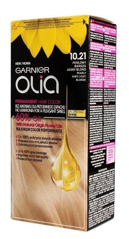 

Garnier Olia 10.21 Perłowy Bardzo Jasny Blond краска для волос, 1 шт.