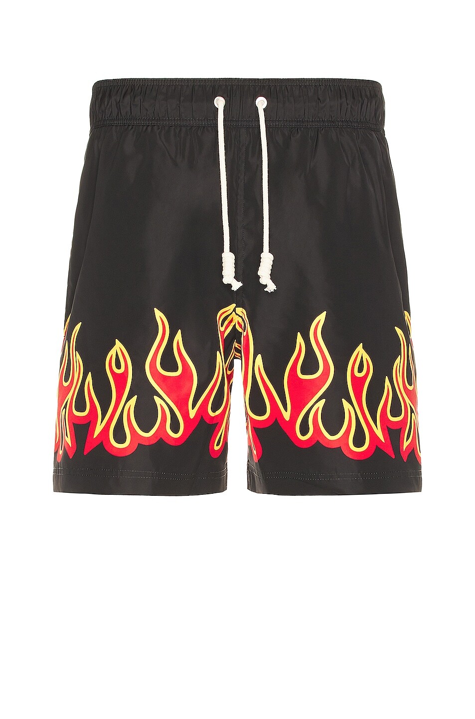 

Шорты Palm Angels Burningflames Swim, цвет Black & Red