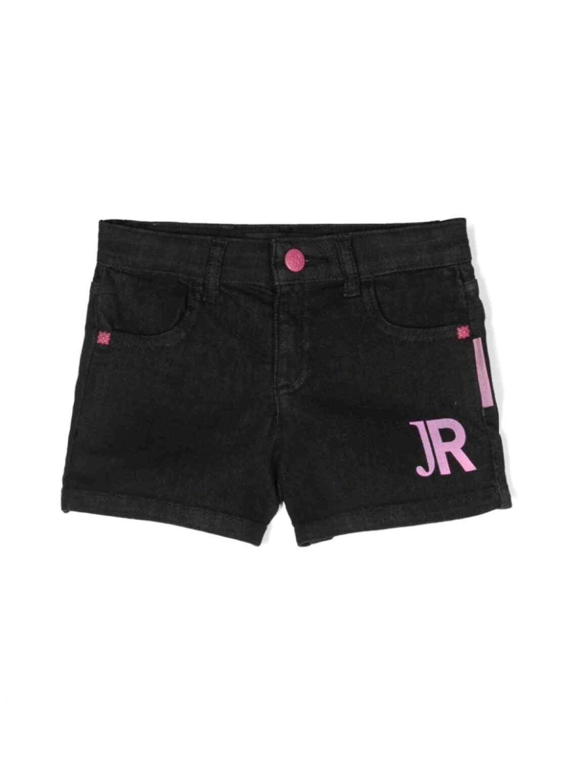 

John Richmond Junior шорты с логотипом, черный