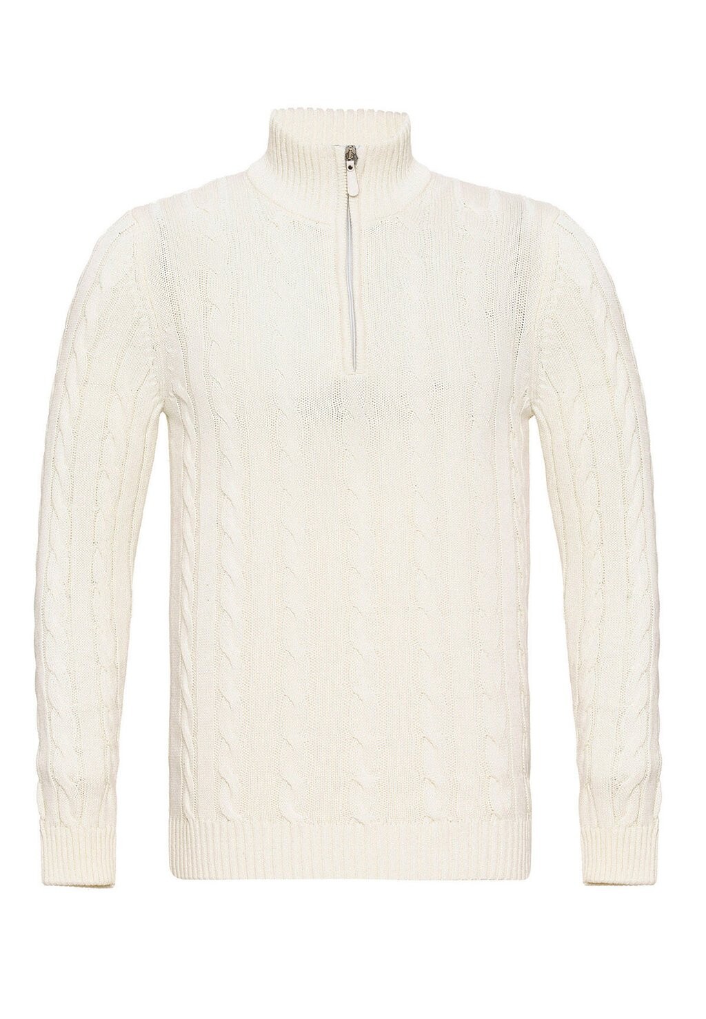 

Свитер Cable Half Zipper Felix Hardy, цвет off white