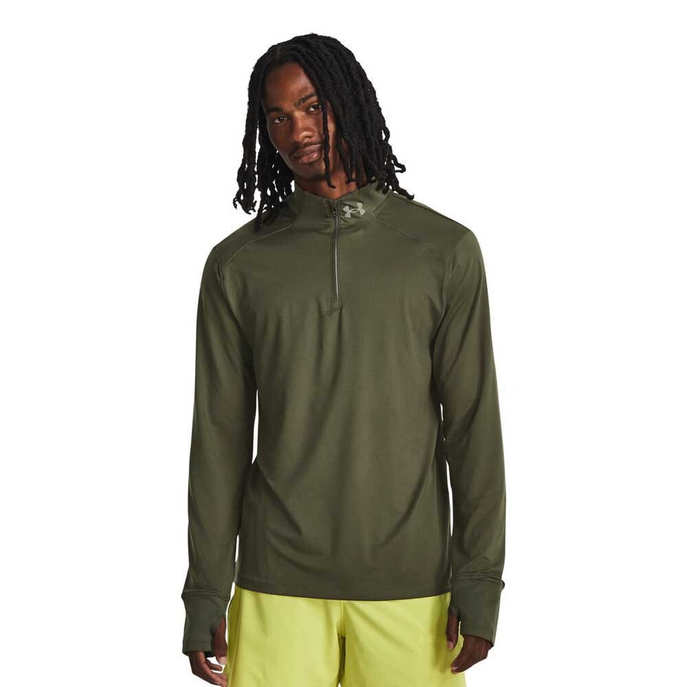 

Толстовка Under Armour Qualifier Run Half Zip, зеленый