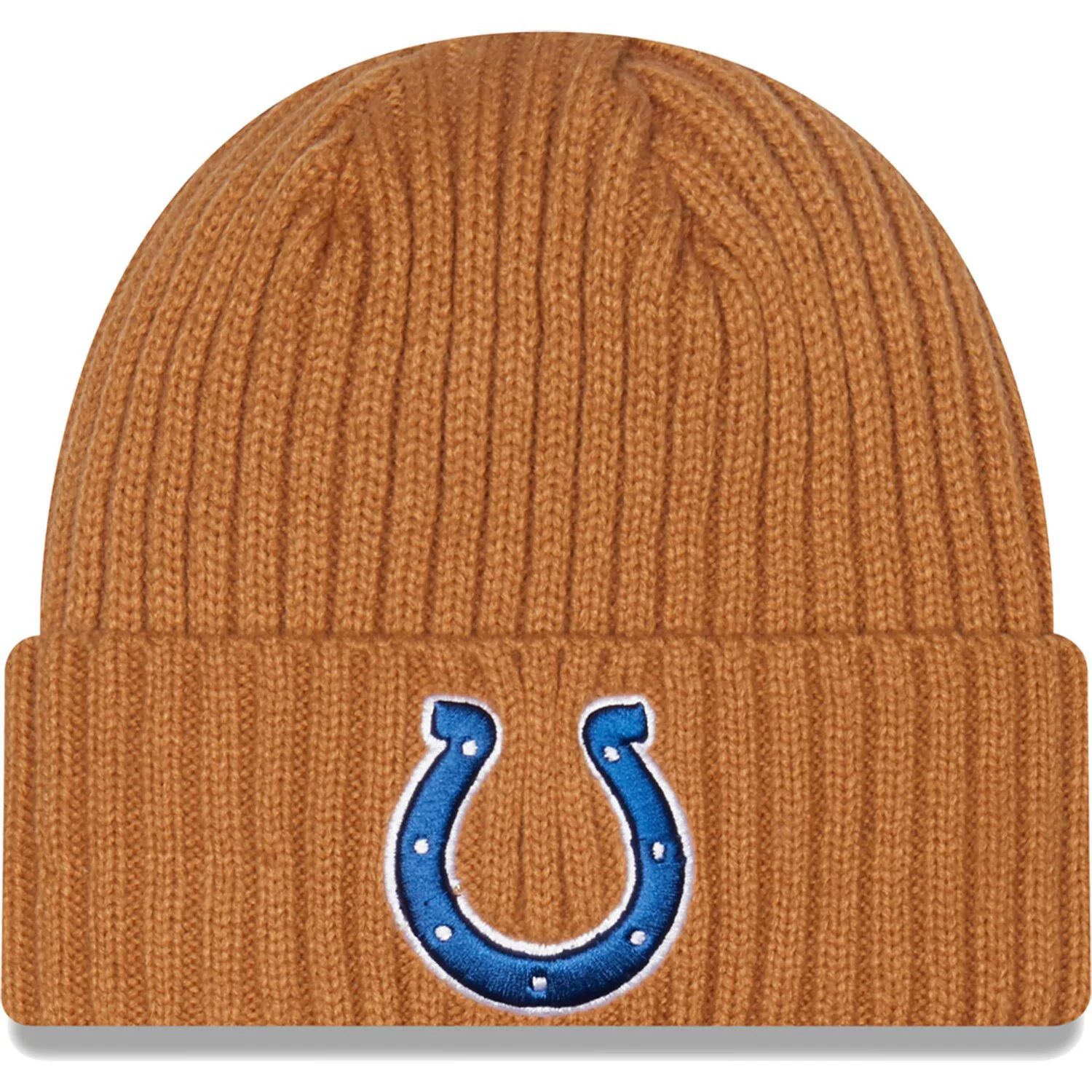 

Мужская классическая вязаная шапка New Era Indianapolis Colts Core с манжетами