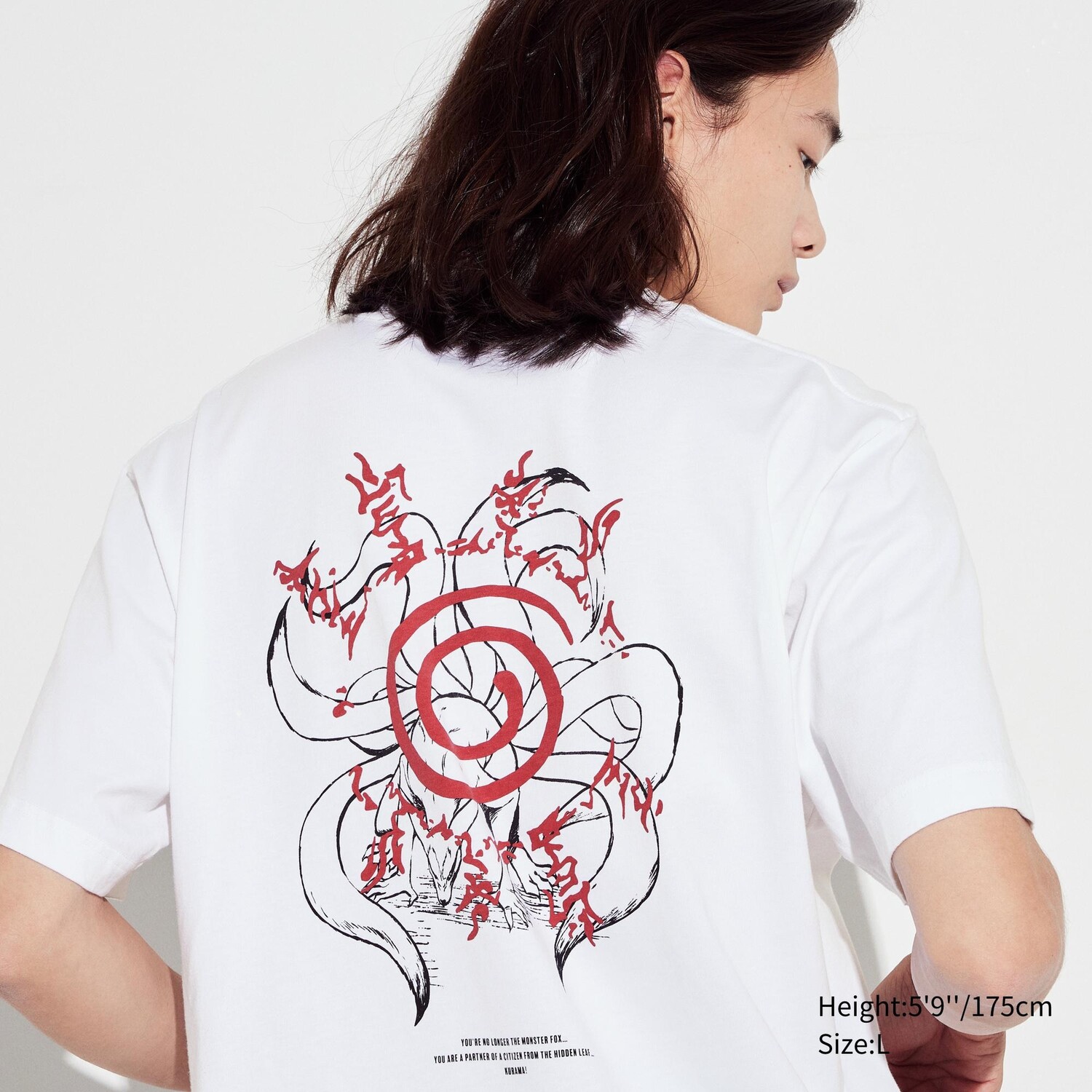 

Футболка Uniqlo Naruto Kurama с коротким рукавом, белый