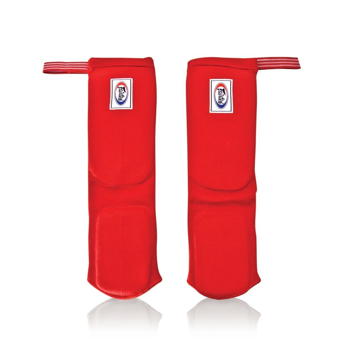 

Щитки мягкие Fairtex Shinguards SPE1, красный