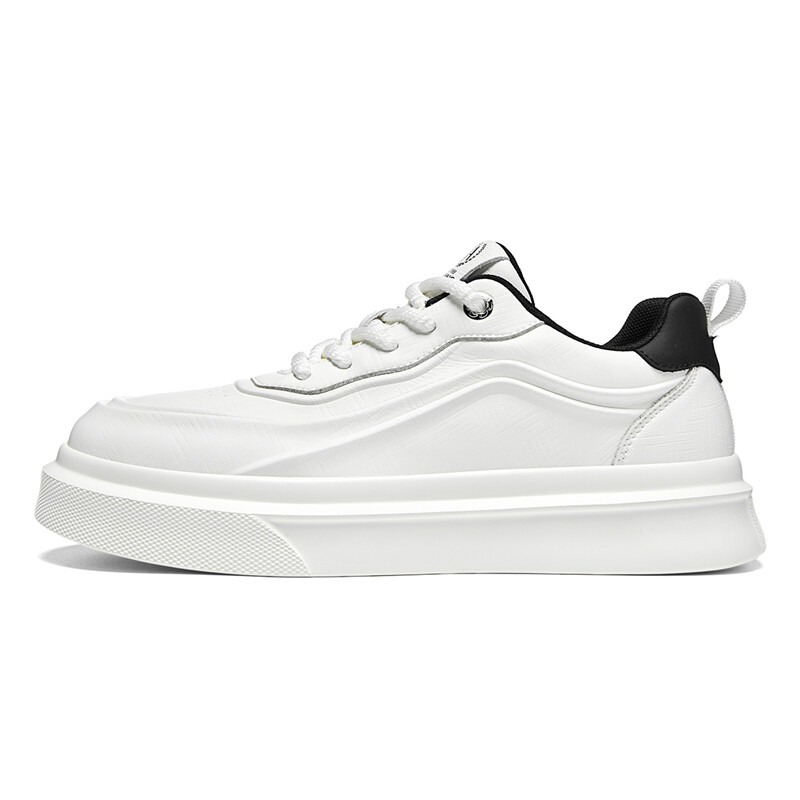 

Кеды мужские, обувь для скейтбординга низкая Aokang, цвет White and black [standard sports shoe size]