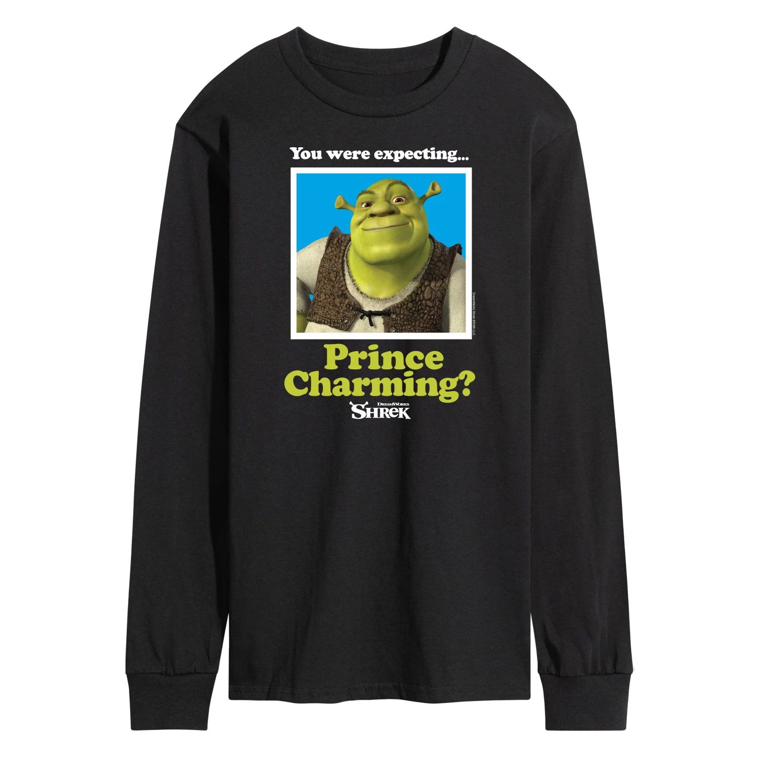 Мужская очаровательная футболка Shrek Prince Licensed Character