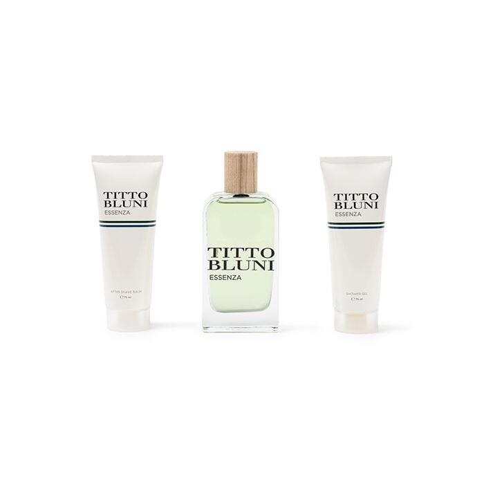 

Туалетная вода унисекс Essenza EDT Titto Bluni, 75ML+As75+Gel75Ml