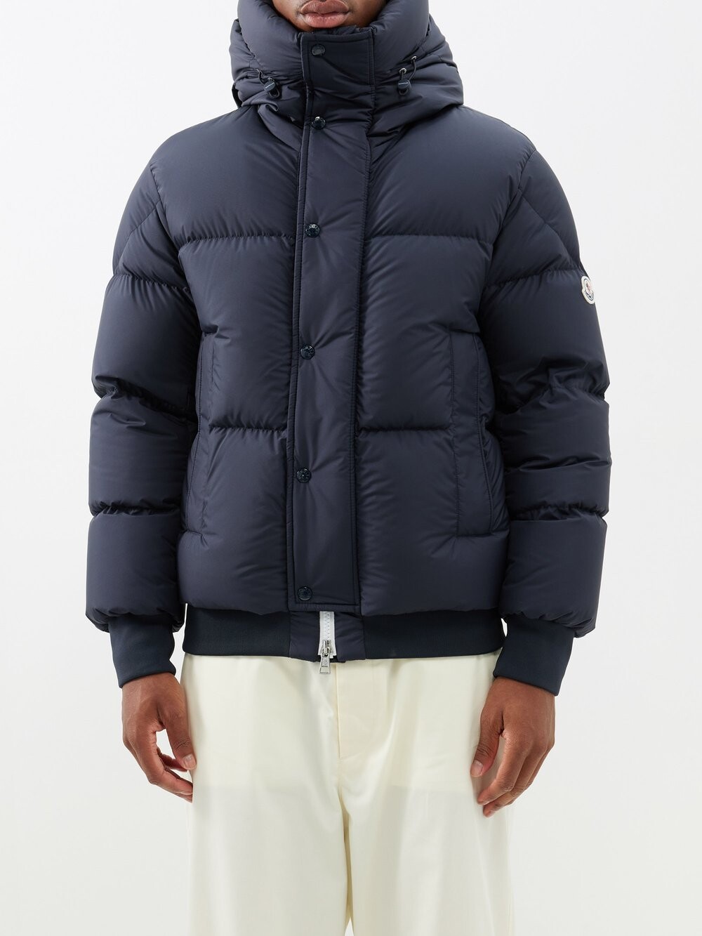 

Стеганое пуховик risler Moncler, синий