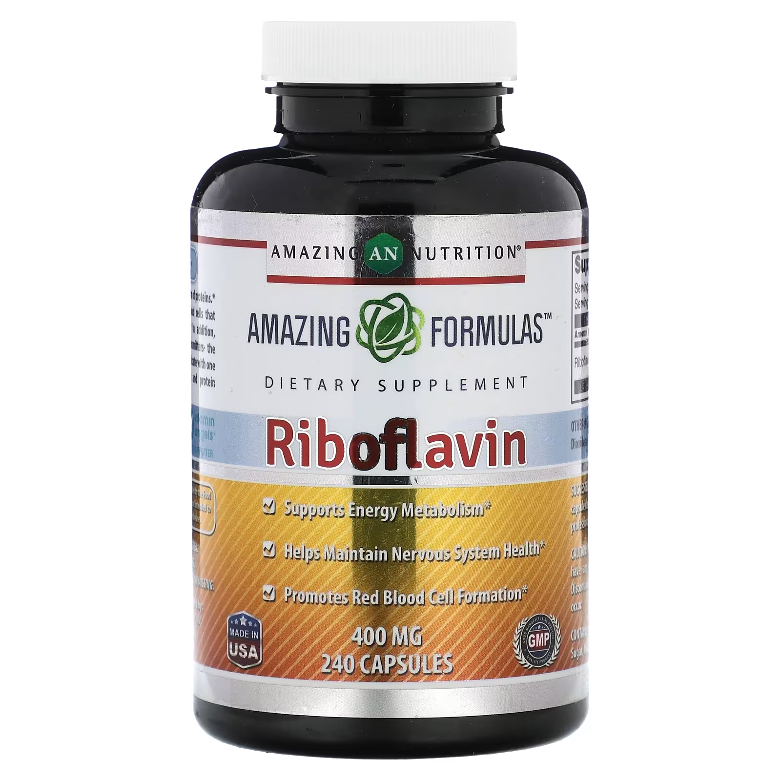 Витамин Amazing Nutrition Riboflavin 400 мг
