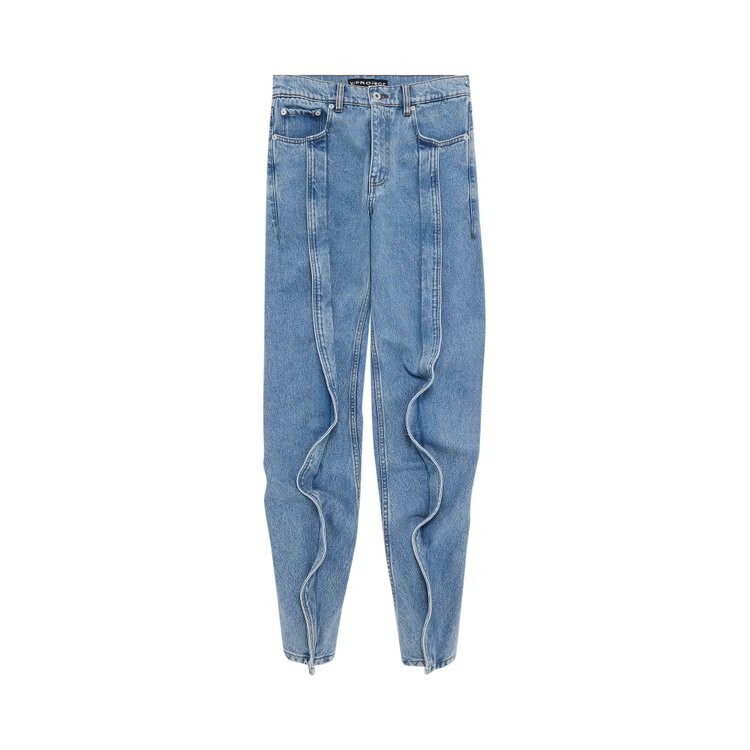

Джинсы Y/Project Slim Banana 'Heavy SW Blue', синий