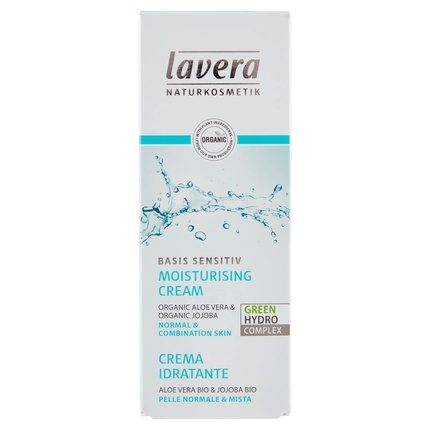 Увлажняющий крем Basis Sensitiv 50 мл, Lavera lavera очищающее молочко basis sensitiv