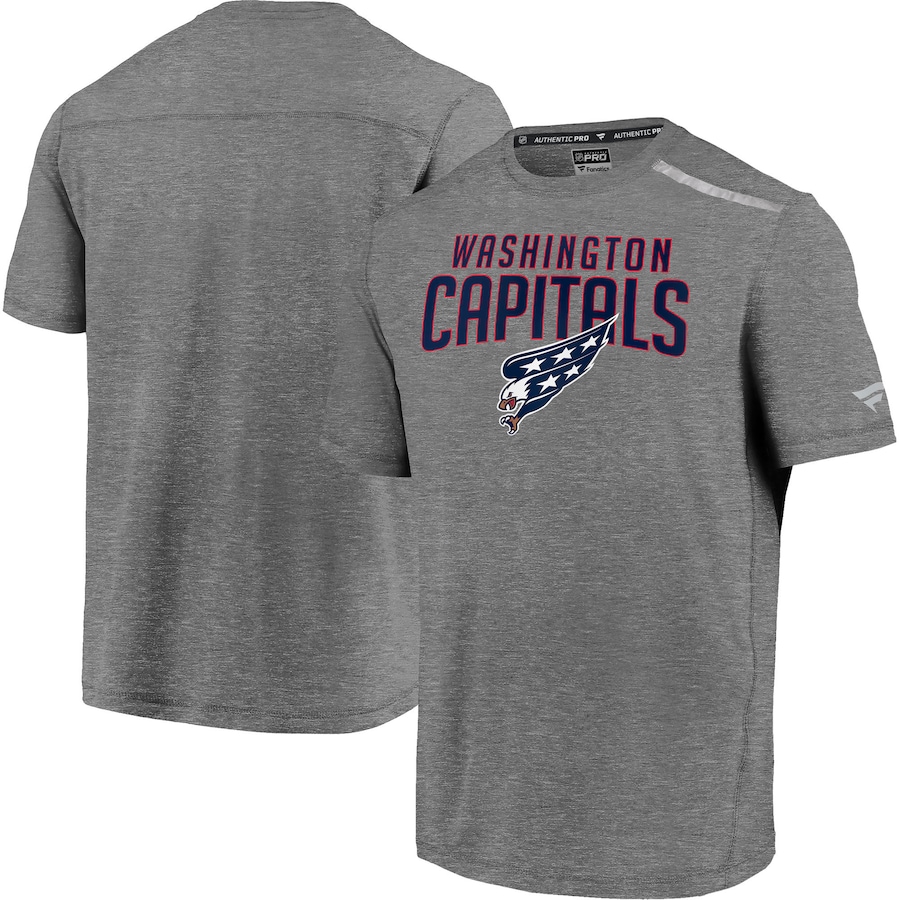 

Футболка с коротким рукавом Fanatics Branded Washington Capitals, серый