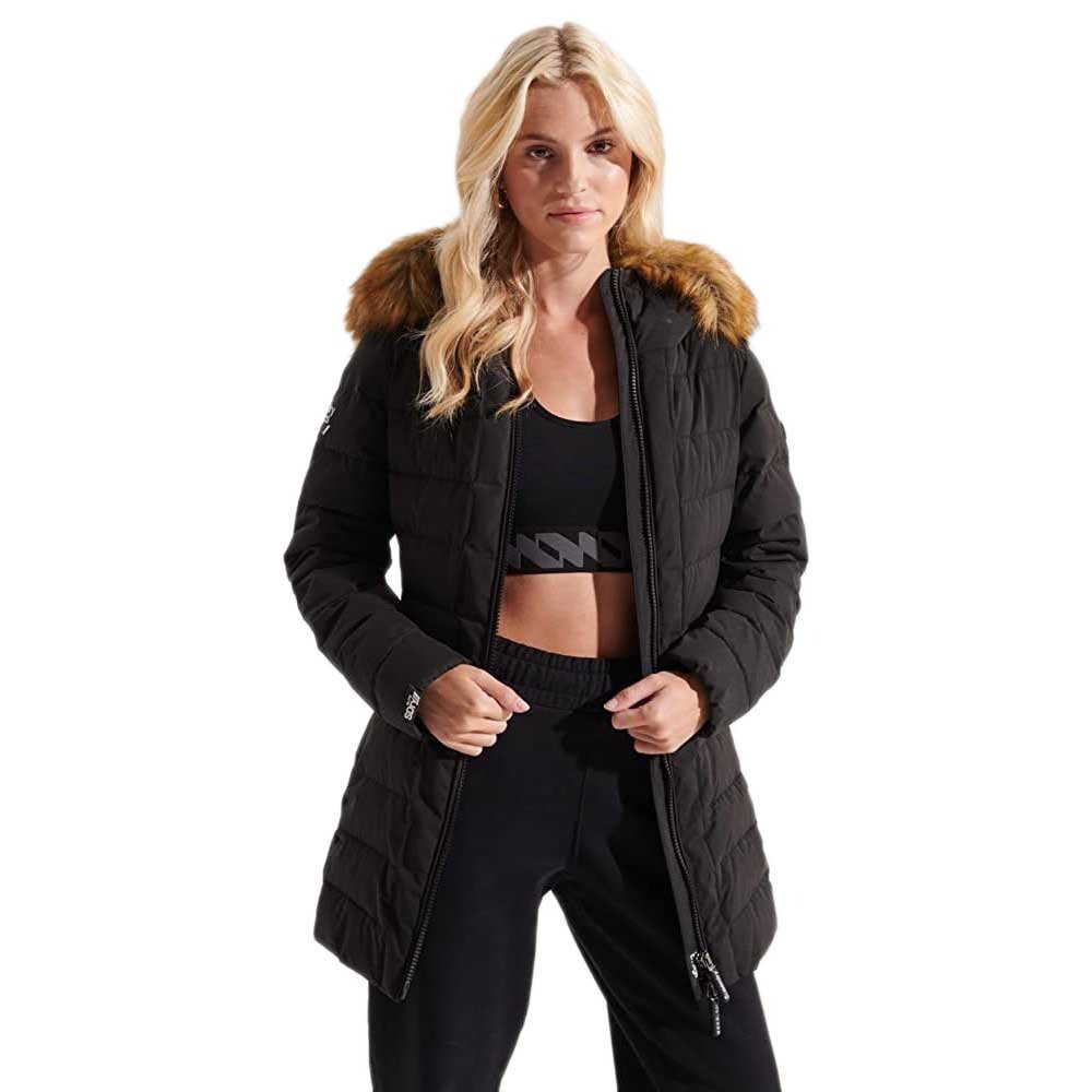 

Куртка Superdry New Arctic Tall Puffer, черный