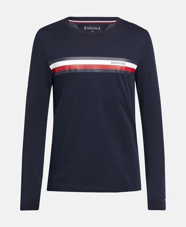 

Топ с длинными рукавами Tommy Hilfiger, светло-синий