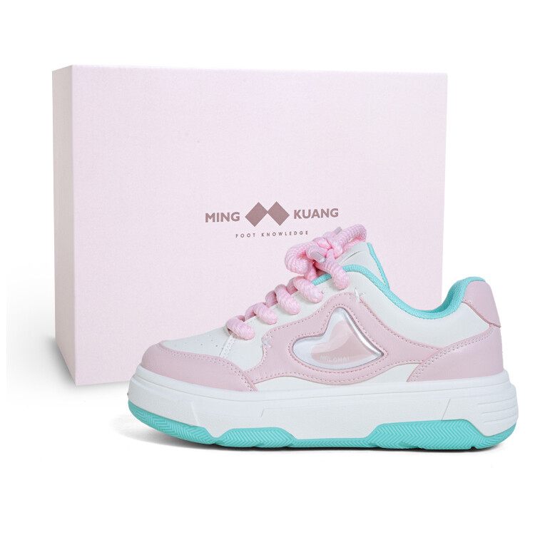 

Кроссовки MINGKUANG Skateboarding Shoes Women's Low-top, красный