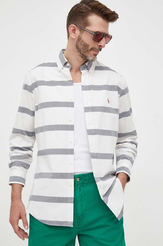 

Хлопковая рубашка Polo Ralph Lauren, мультиколор