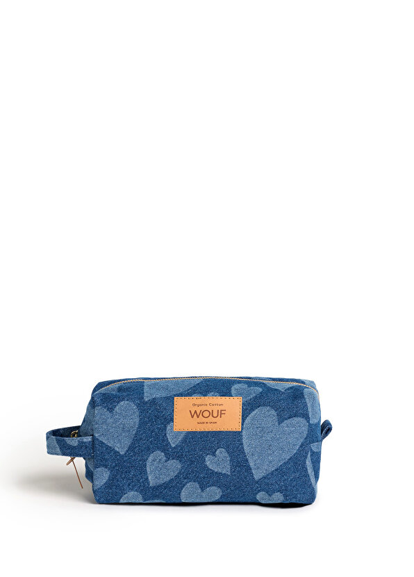 Мини-сумка coure синего цвета из органического хлопка Wouf