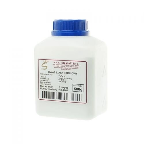 

L-аскорбиновая кислота витамин С PURE 500 г Stanlab