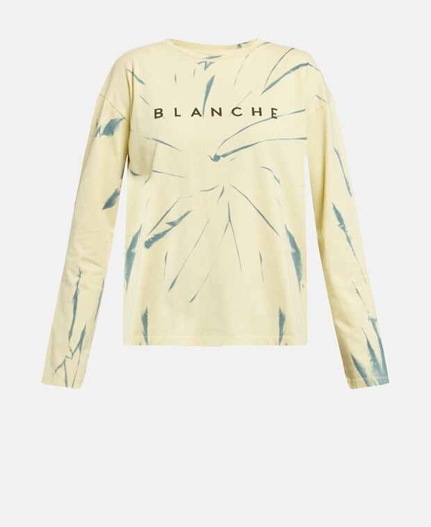 

Органик топ с длинными рукавами Blanche, светло-желтого