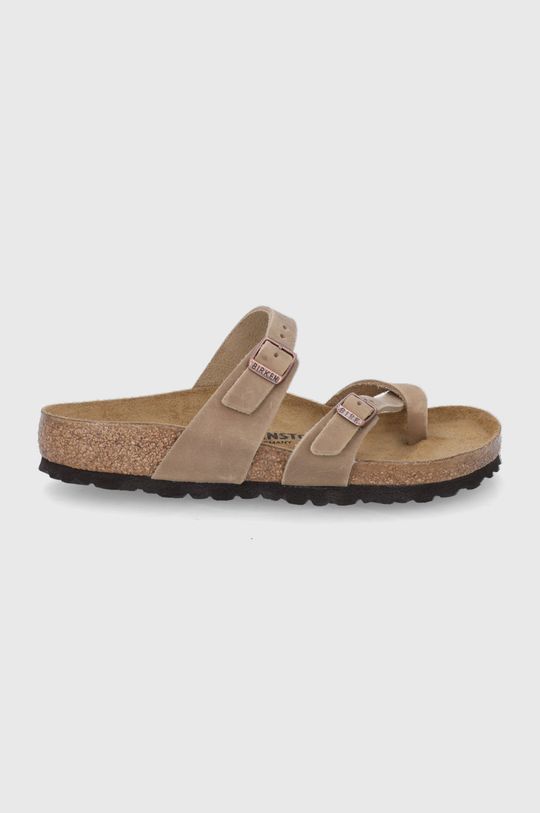 Кожаные шлепанцы Mayari Birkenstock, бежевый