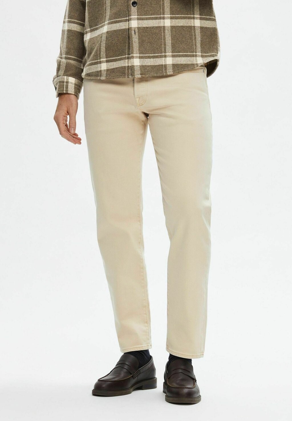 

Джинсы Tapered Fit 196 Light Wash Selected, цвет oatmeal