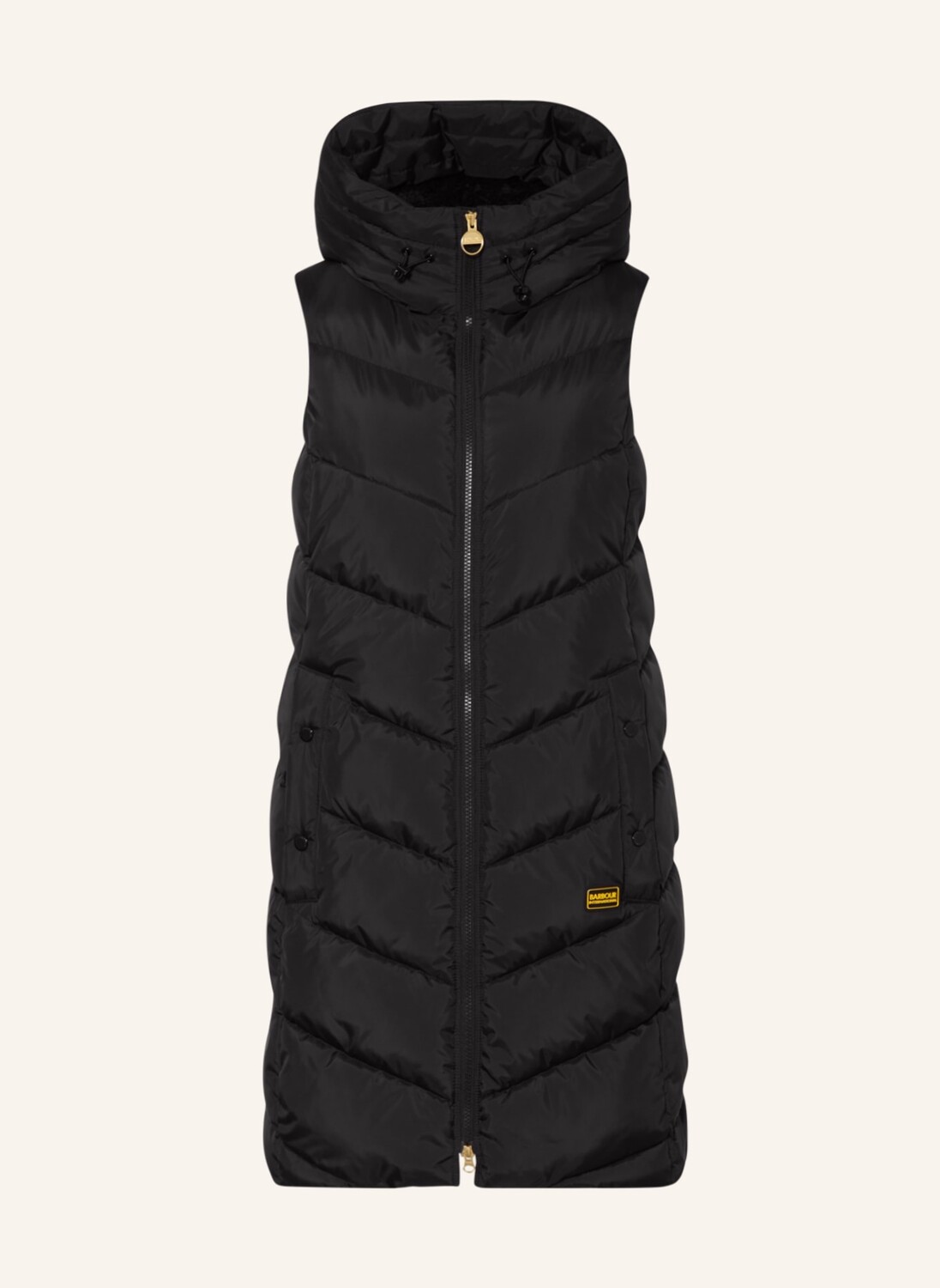 

Жилет BARBOUR INTERNATIONAL BOSTON mit Kunstfell, черный
